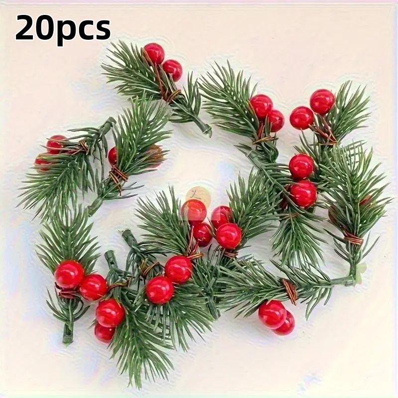 Christmas Tree Artificial - 20 искусственных рождественских сосновых веток с
