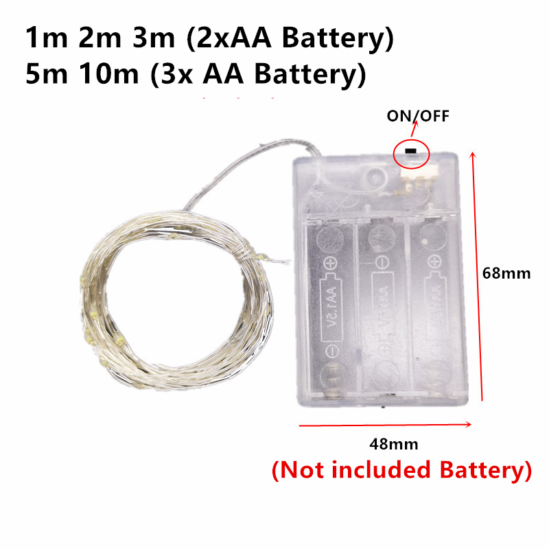 Светодиодная гирлянда-мишура и – обзор и цена Led Fairy String Lights
