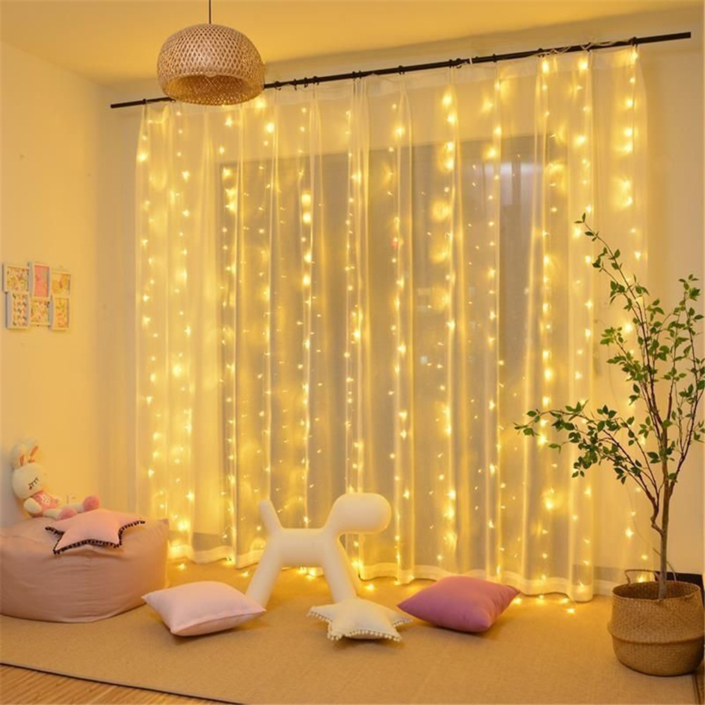 Светодиодная гирлянда-штора «Ф – обзор и цена Led Fairy String Lights