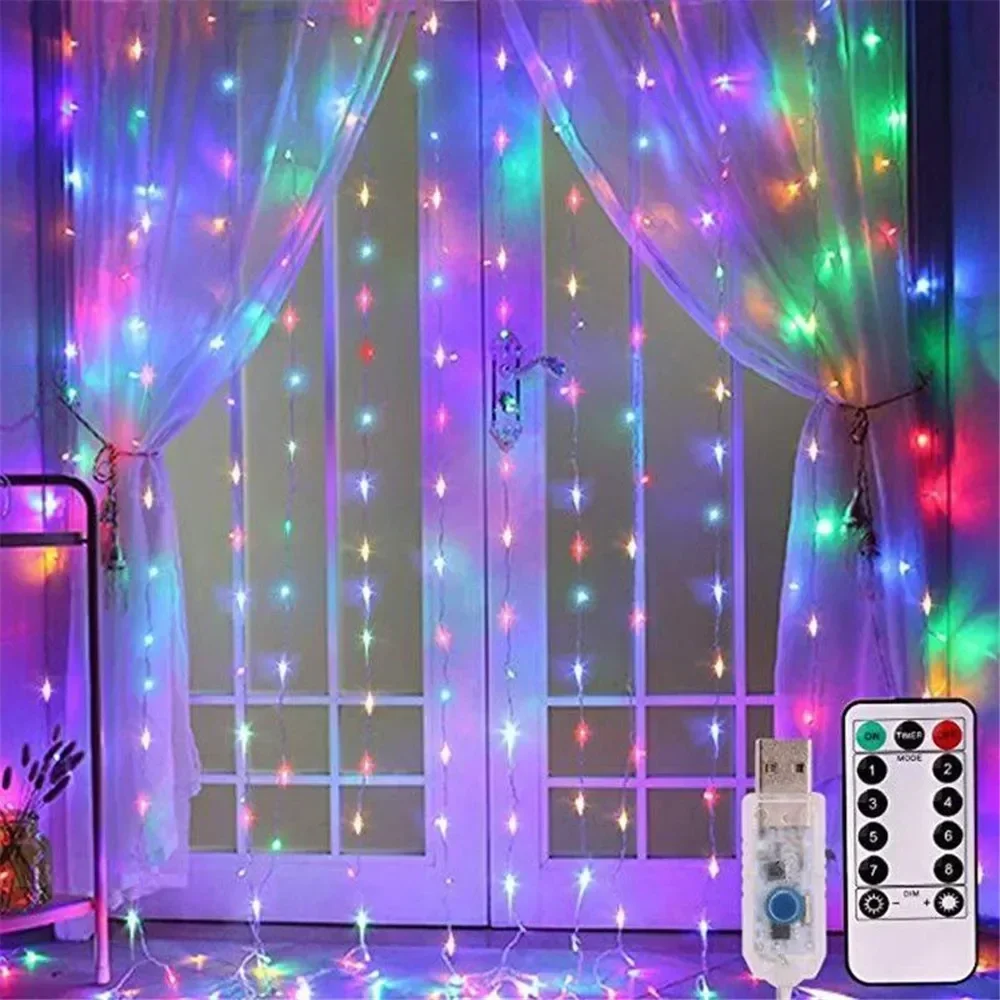 Светодиодная гирлянда-штора «Ф – обзор и цена Led Fairy String Lights