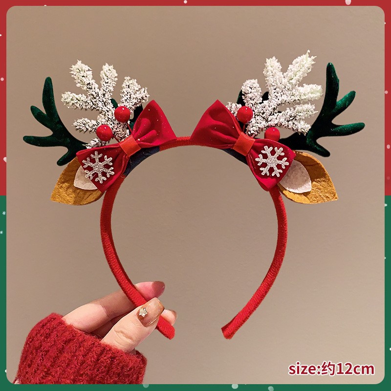 Рождественский ободок с милыми – обзор и цена Reindeer Antlers Headband