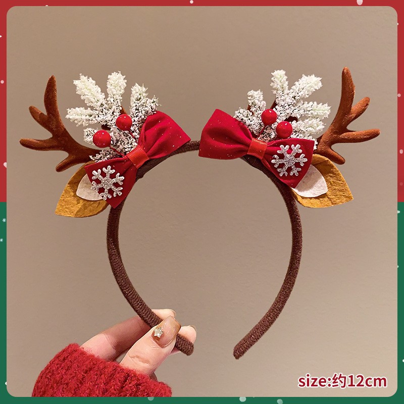 Рождественский ободок с милыми – обзор и цена Reindeer Antlers Headband