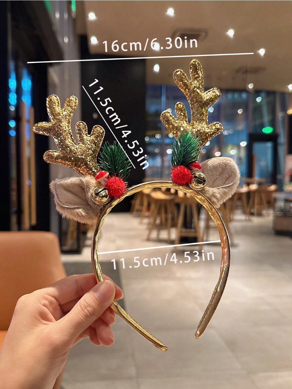 1 шт., рождественская повязка  – обзор и цена Reindeer Antlers Headband