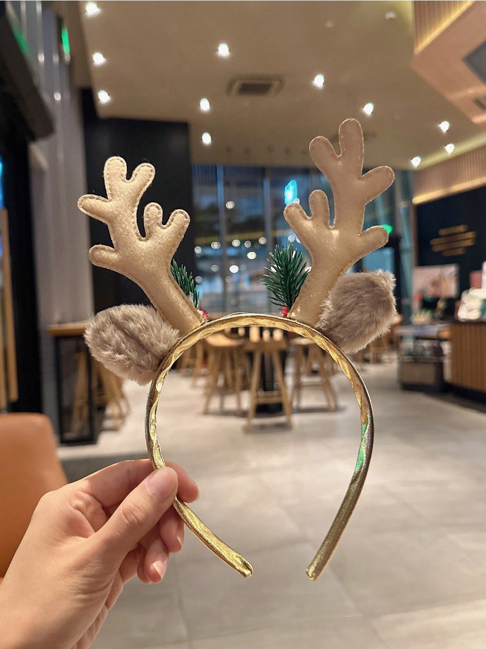 1 шт., рождественская повязка  – обзор и цена Reindeer Antlers Headband