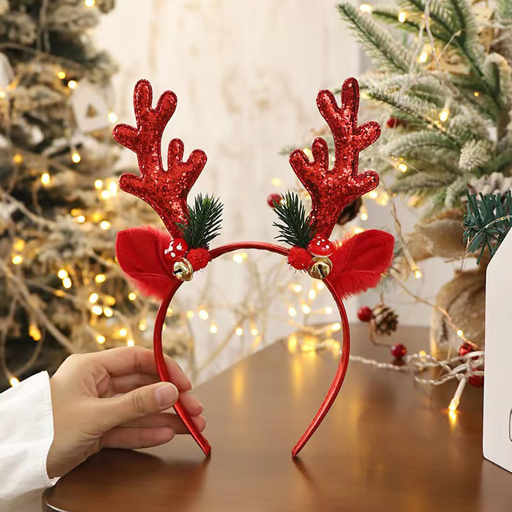 Рождественский ободок с оленьи – обзор и цена Reindeer Antlers Headband